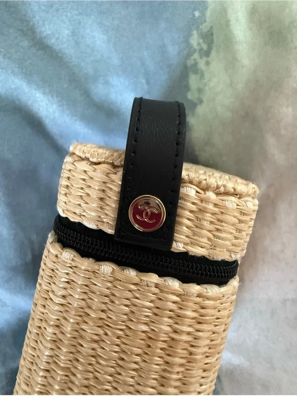 Chanel Beaute woven bag